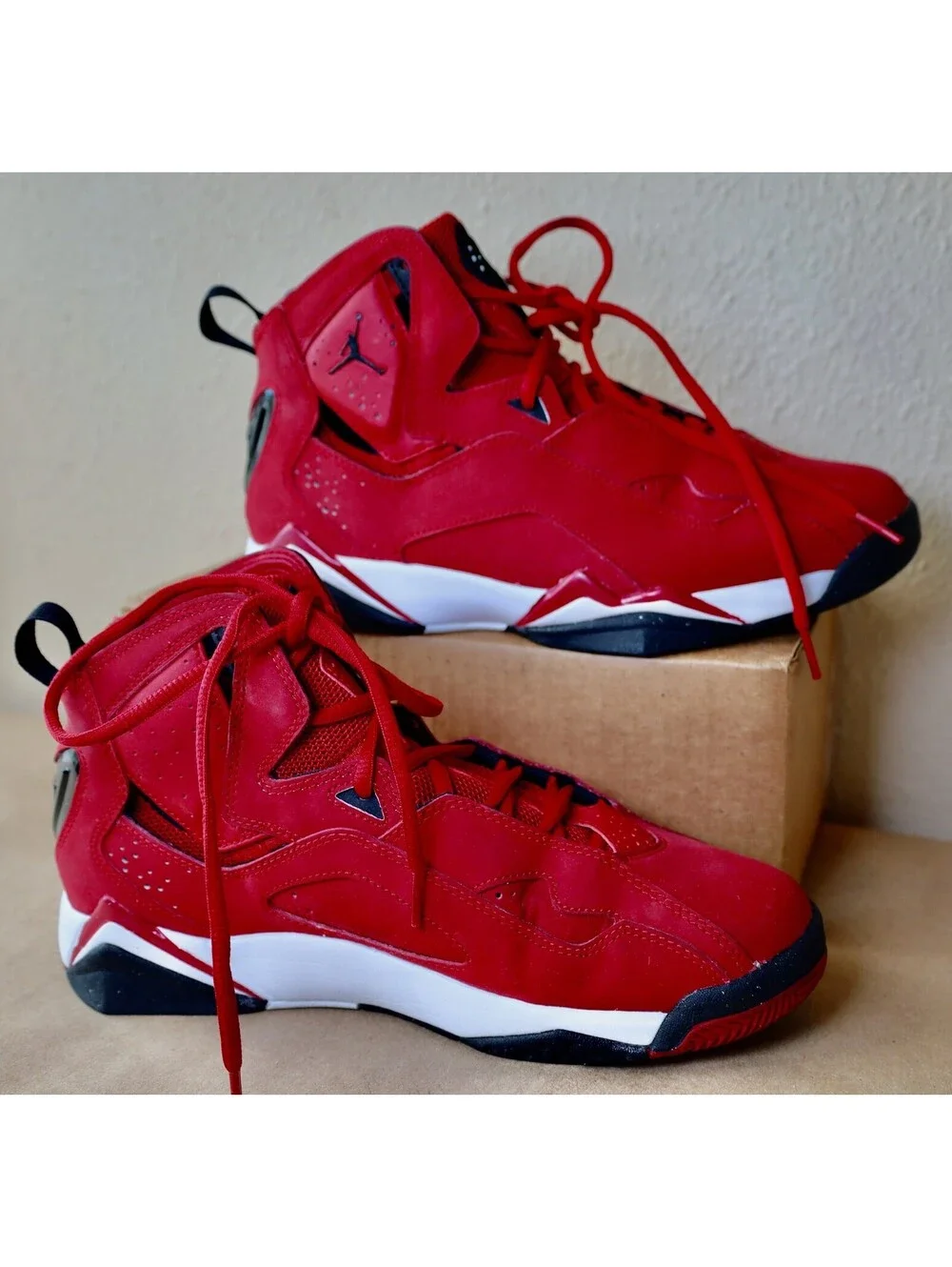Size 9 - Air Jordan True Flight Red Mens With Box
